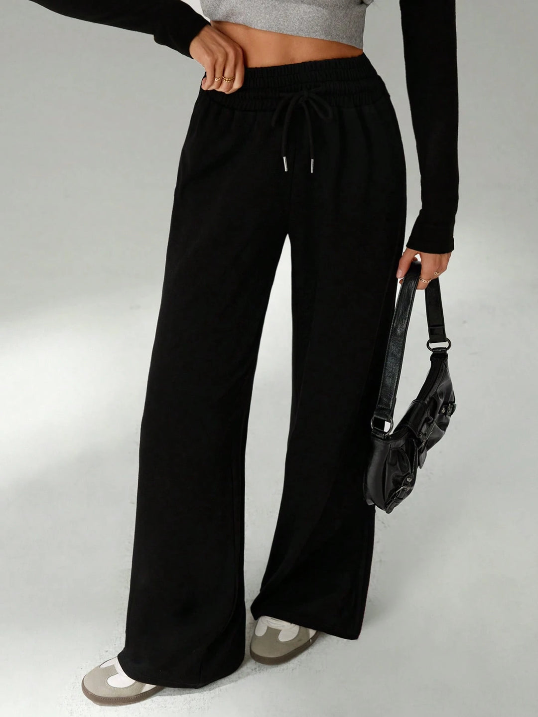 Pantaloni SHEIN, negru