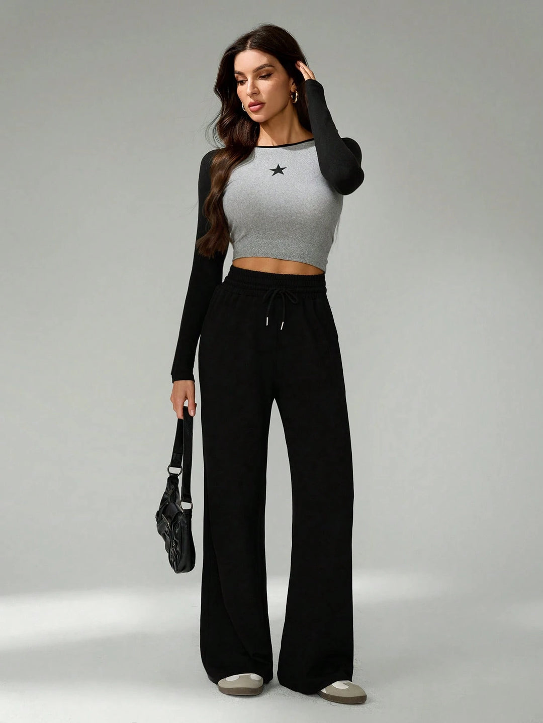 Pantaloni SHEIN, negru