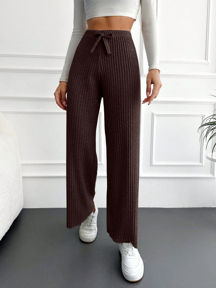 Pantaloni SHEIN, maro