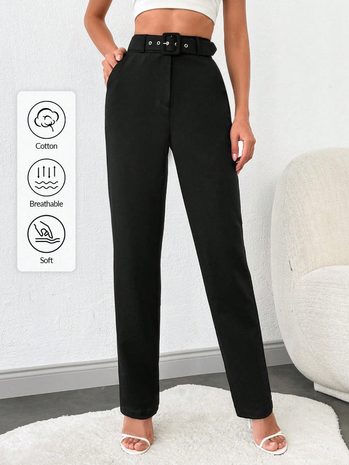 Pantaloni SHEIN, negru