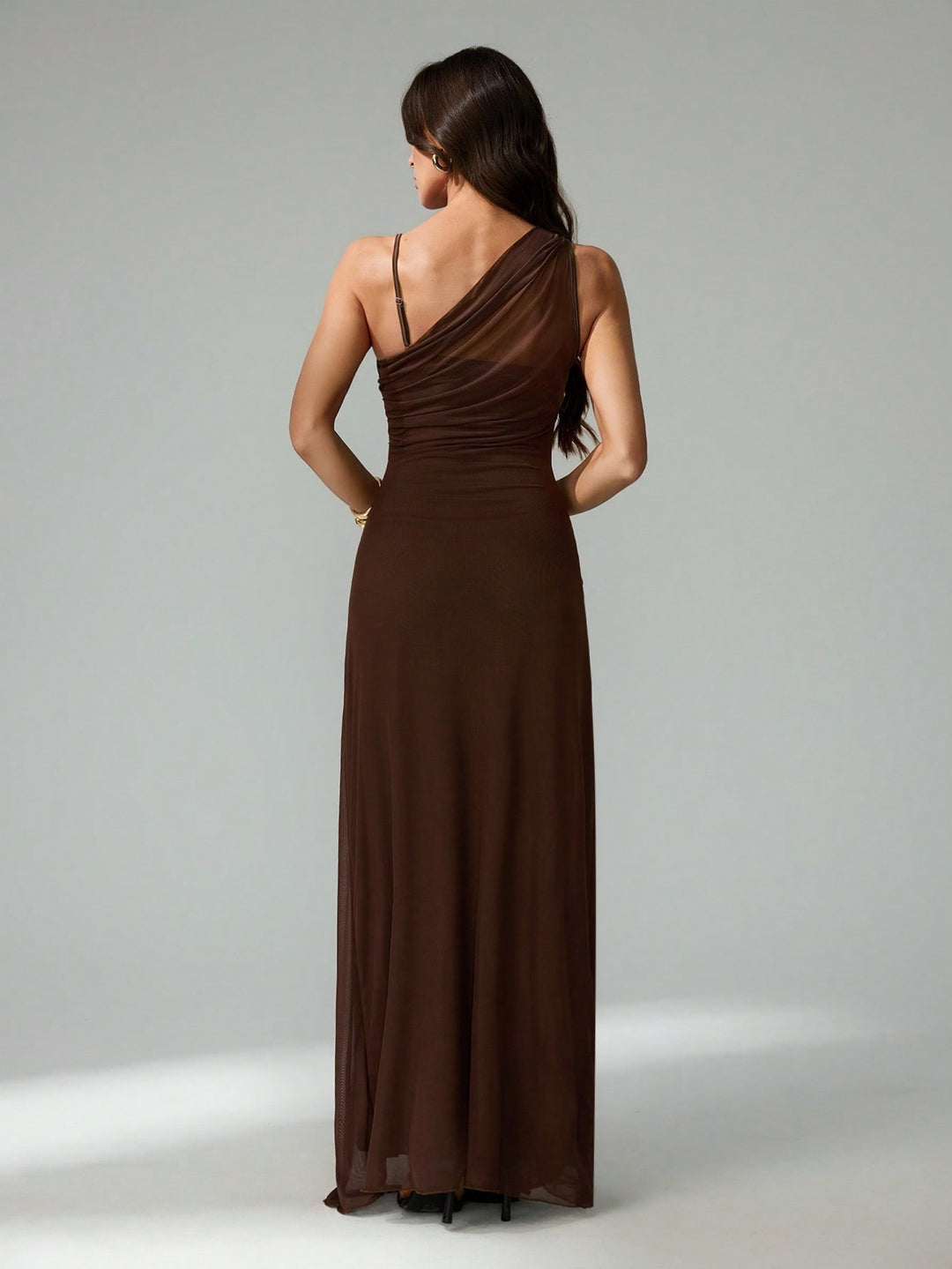 Rochie maxi SHEIN, maro