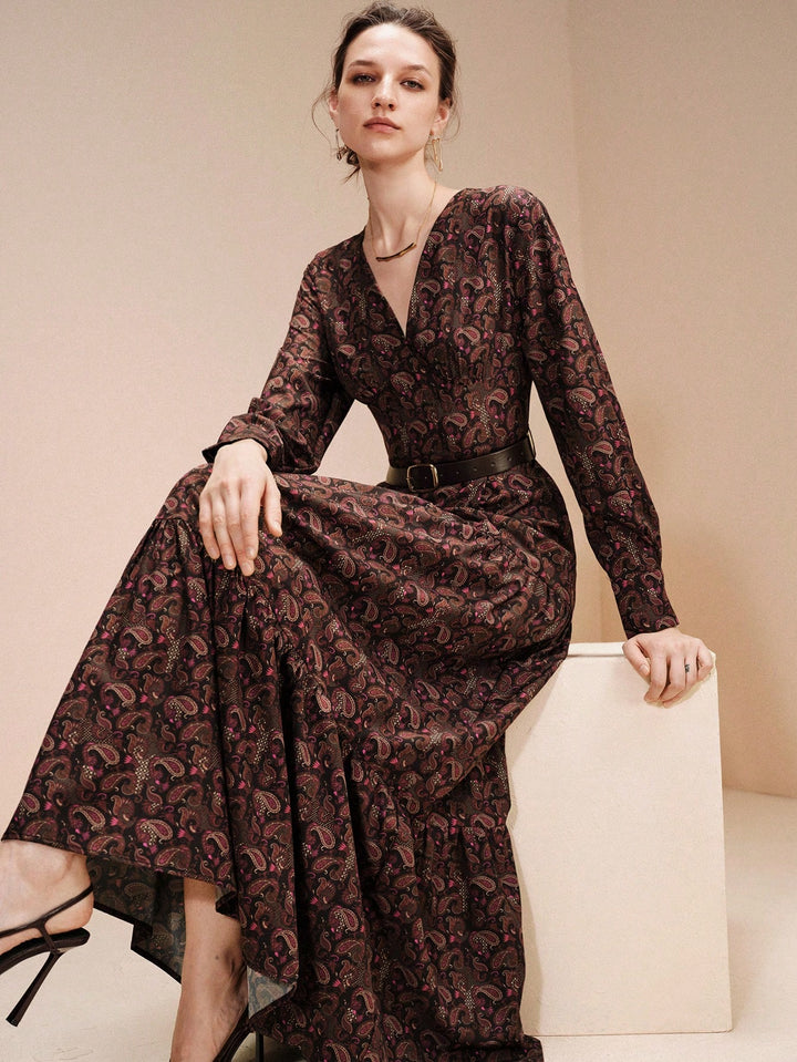 Rochie maxi SHEIN, mix culori
