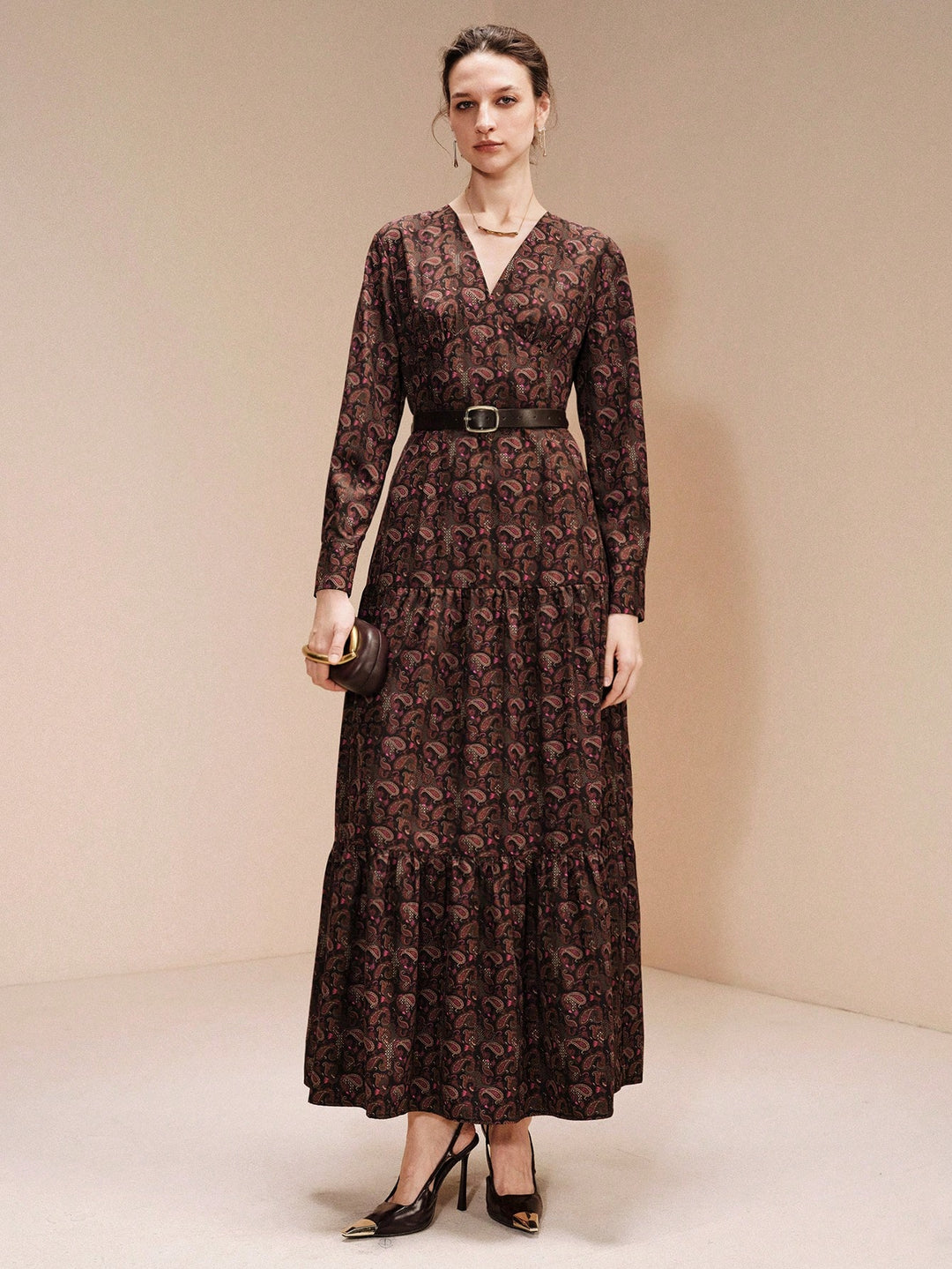 Rochie maxi SHEIN, mix culori