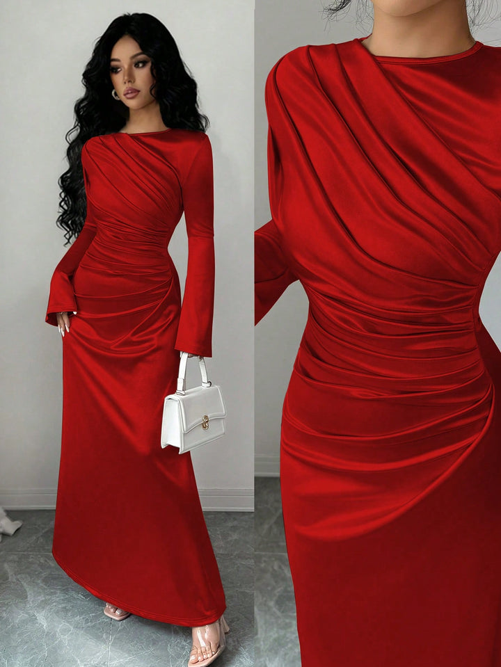 Rochie maxi SHEIN, roșu