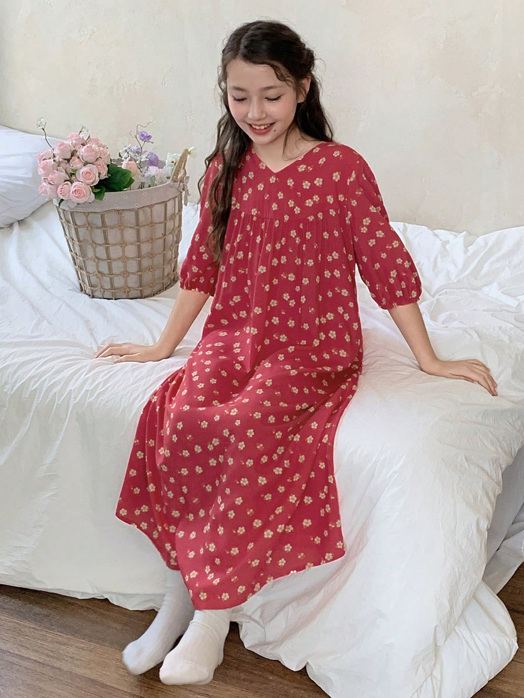 Pijama SHEIN, roșu