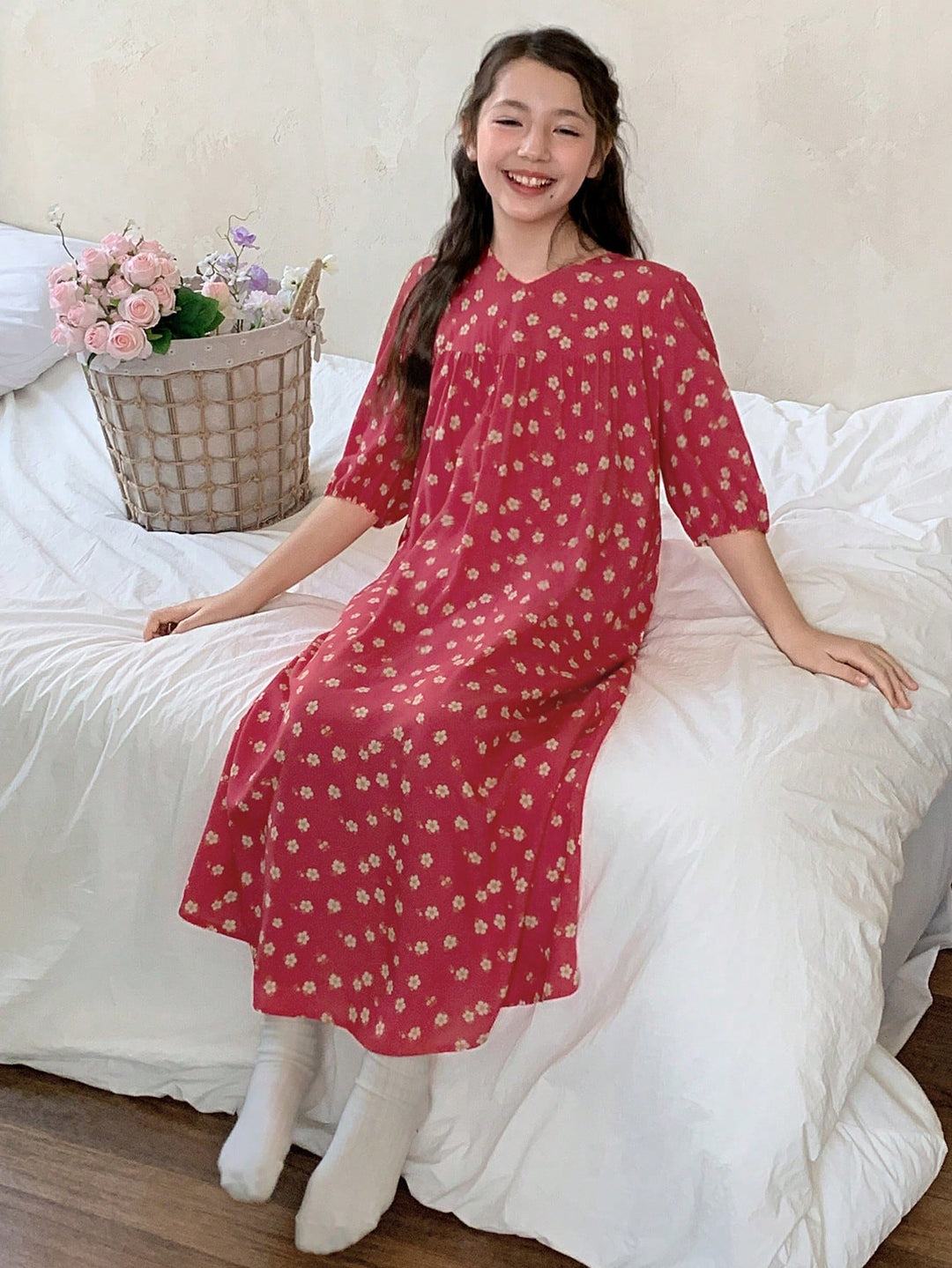 Pijama SHEIN, roșu
