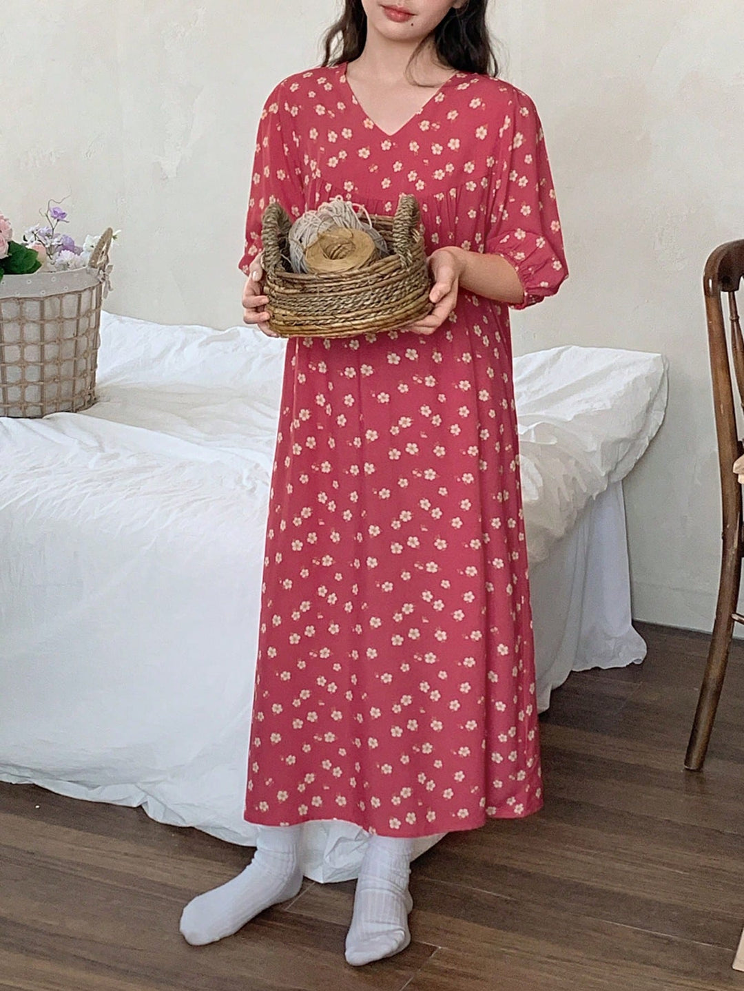 Pijama SHEIN, roșu