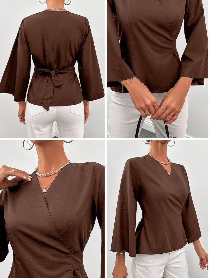 Cardigan SHEIN, maro