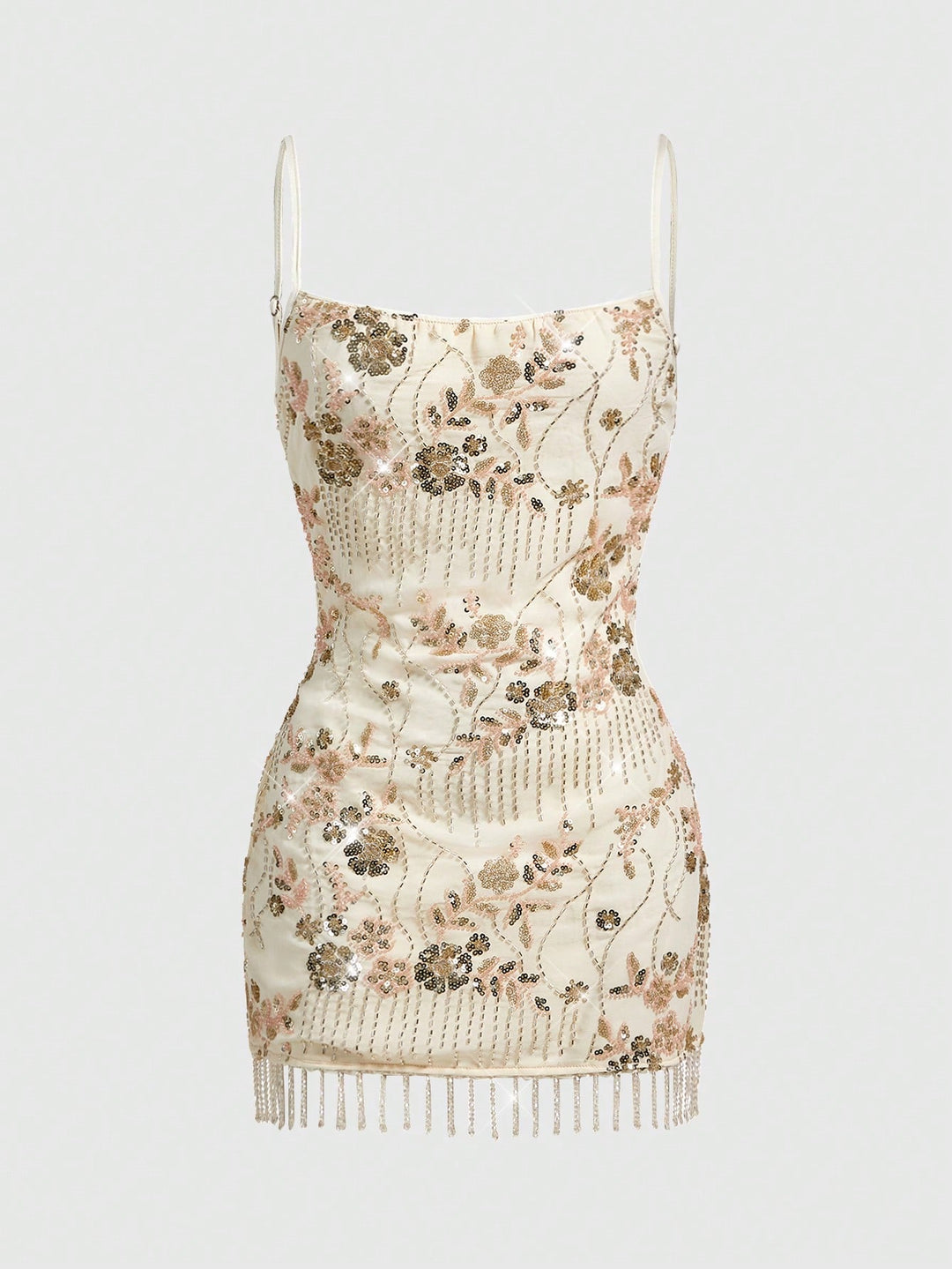 Rochie mini SHEIN, bej