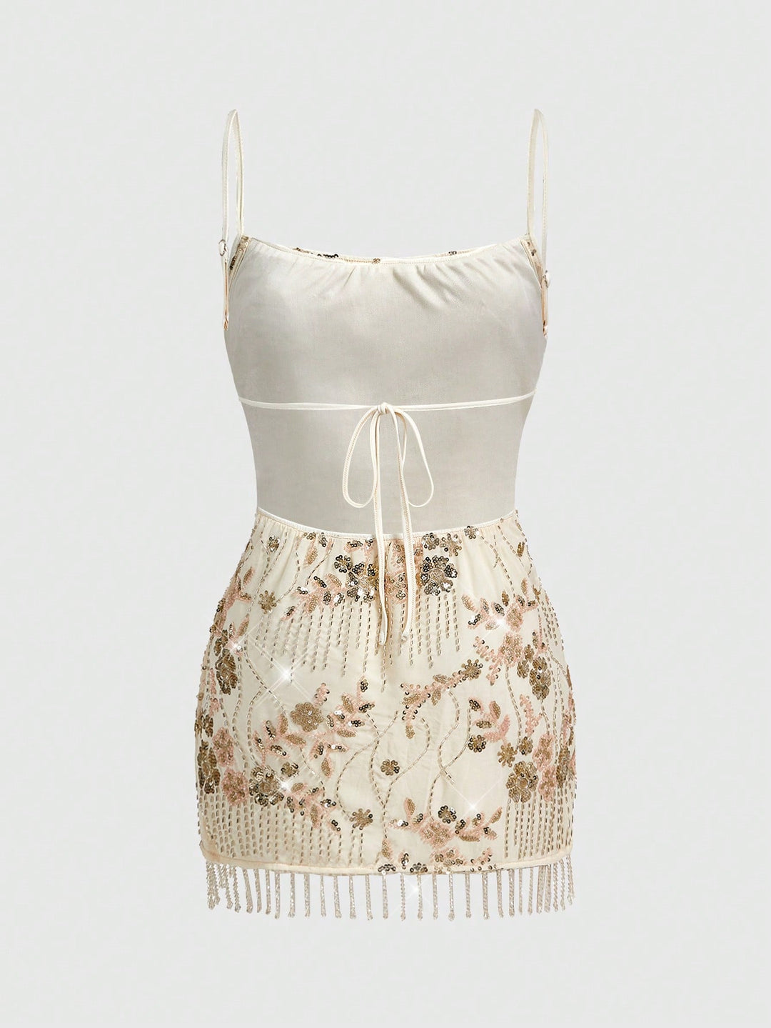 Rochie mini SHEIN, bej