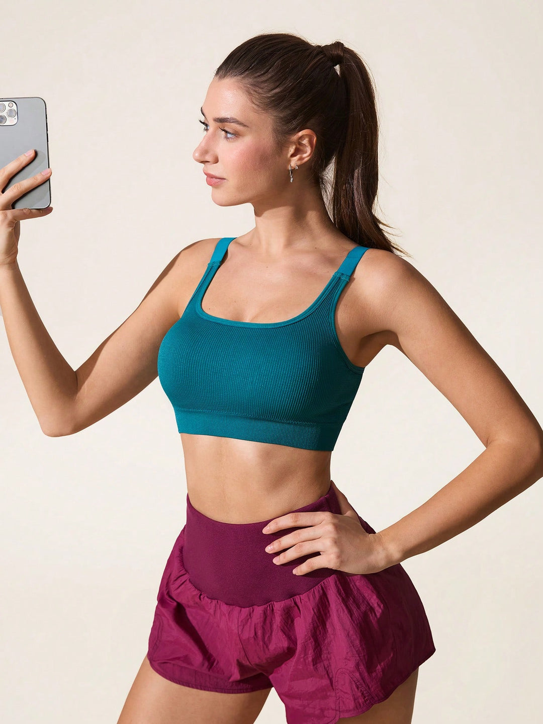 Bustieră sport SHEIN, verde
