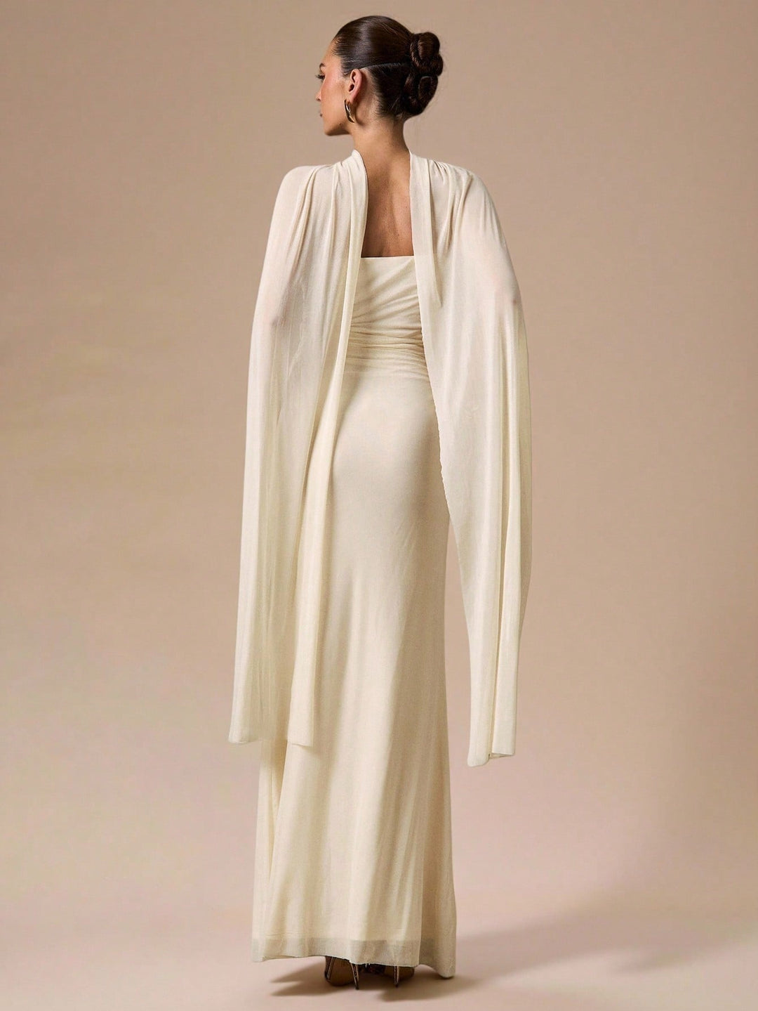 Rochie maxi SHEIN, bej