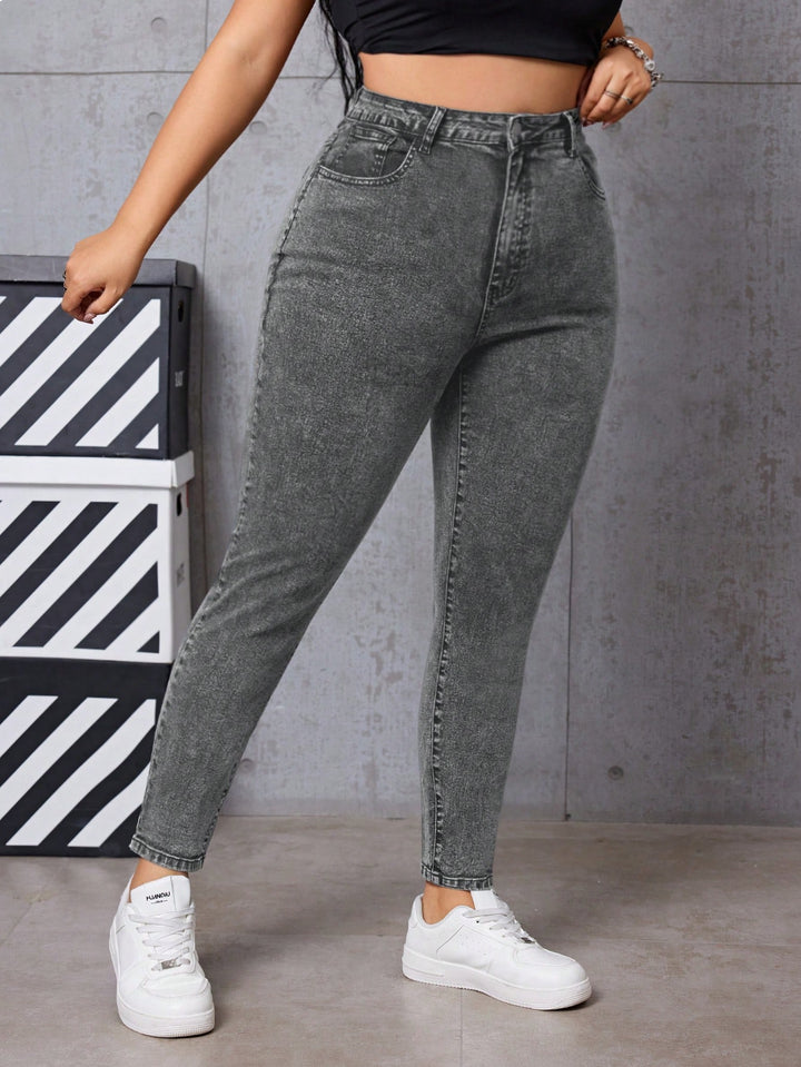 Jeans SHEIN, gri