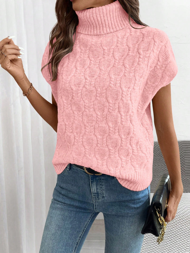 Pulover tricotat SHEIN, roz