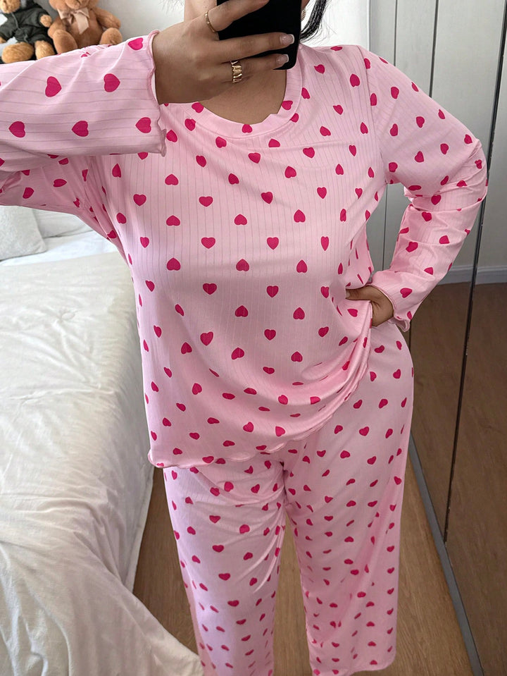 Set pijamale SHEIN, roz
