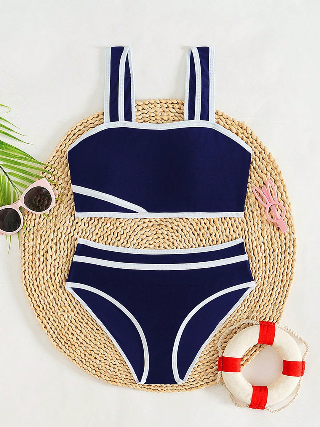 Set bikini SHEIN, albastru