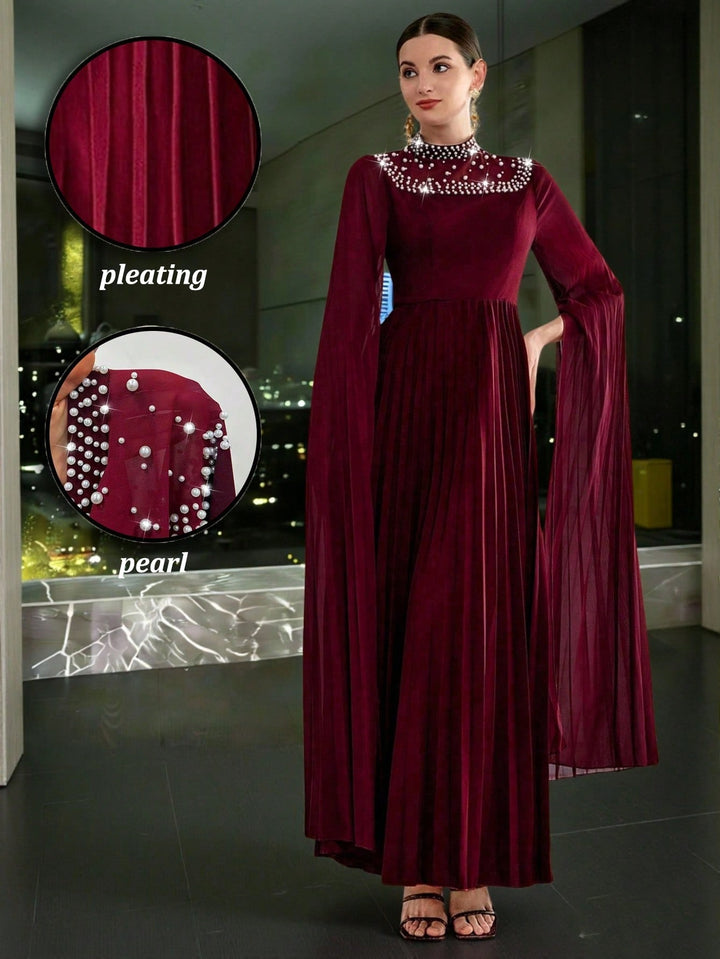 Rochie maxi SHEIN, vișiniu