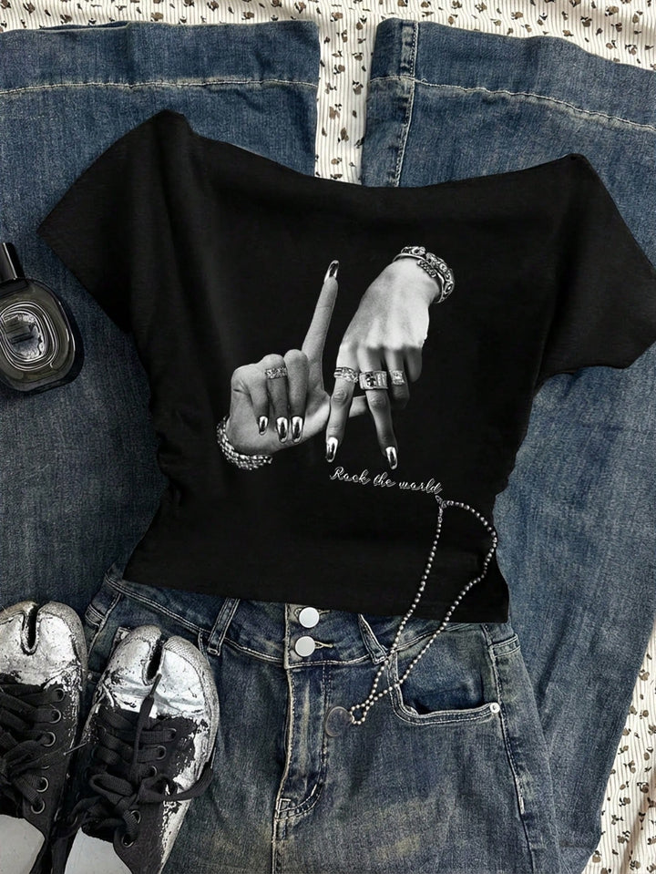 Tricou SHEIN, negru