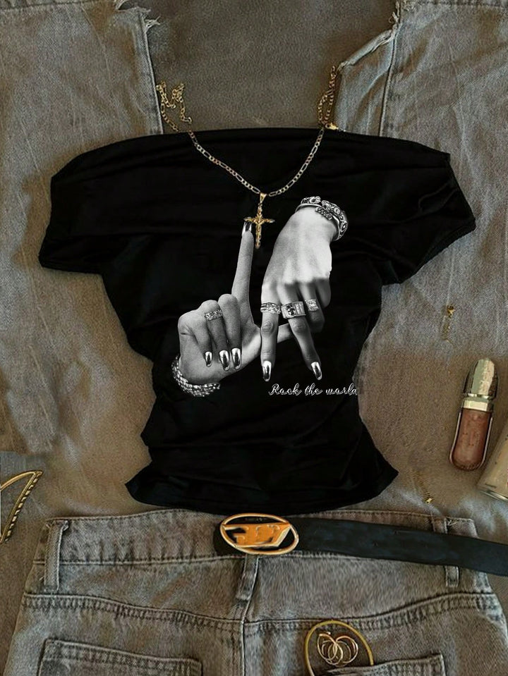Tricou SHEIN, negru