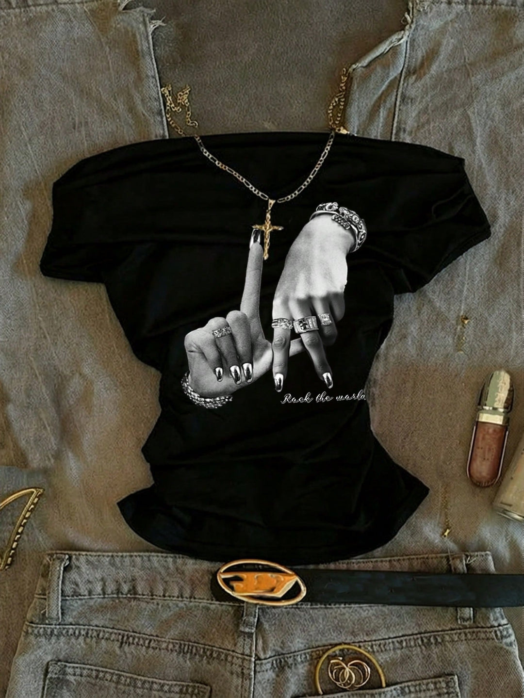 Tricou SHEIN, negru
