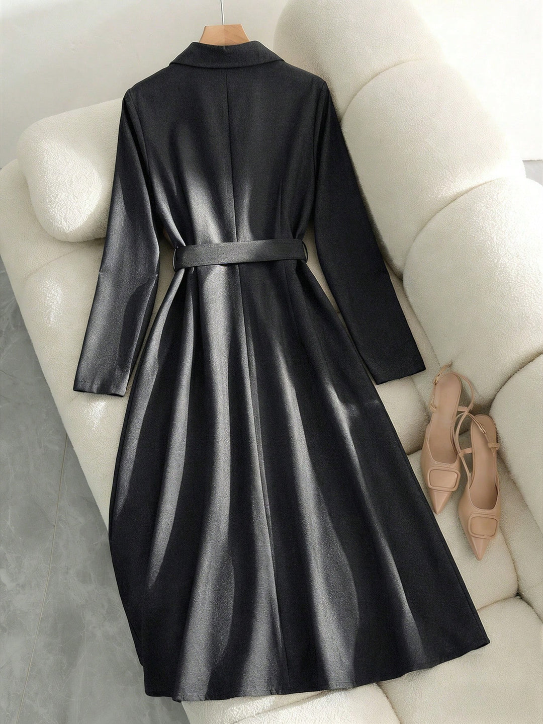 Rochie maxi SHEIN, gri