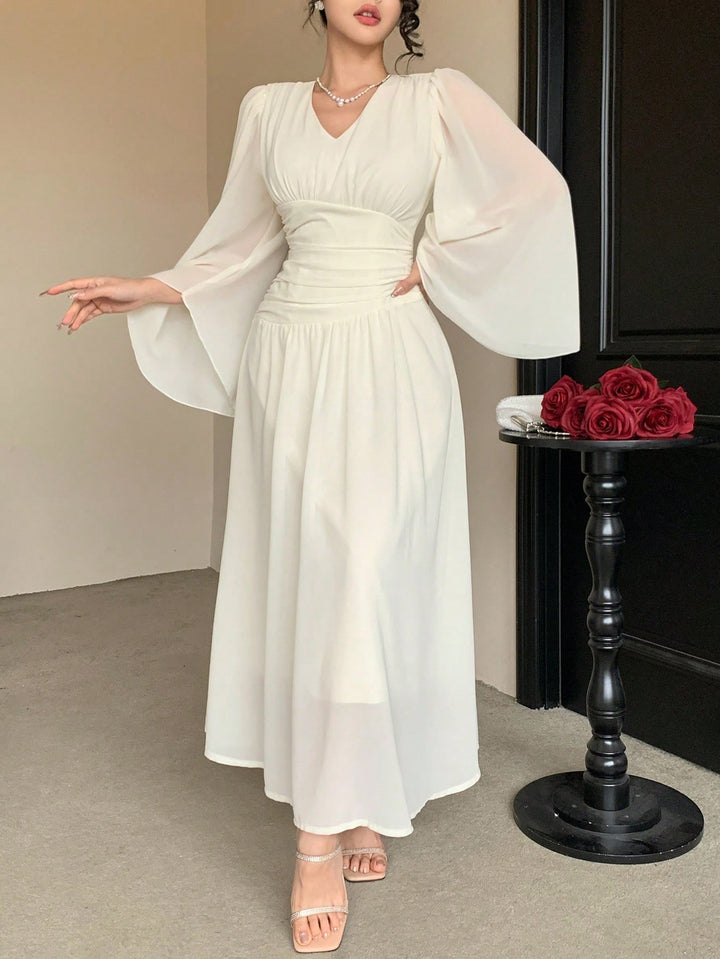Rochie maxi SHEIN, bej