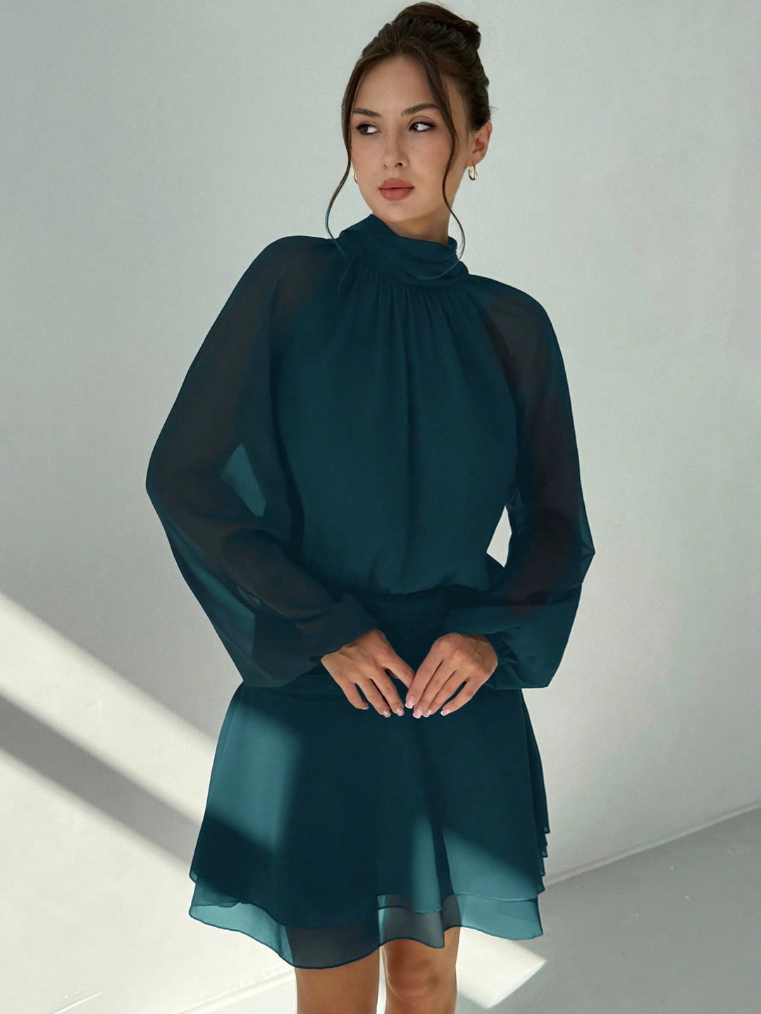Rochie mini SHEIN, turcoaz