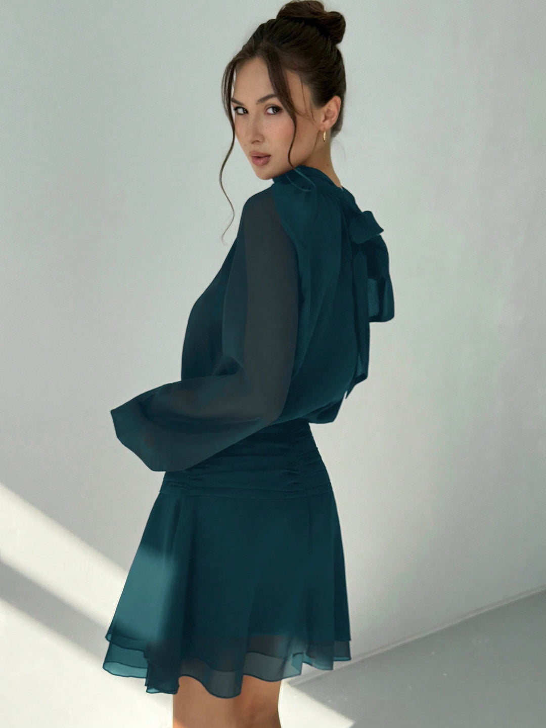 Rochie mini SHEIN, turcoaz