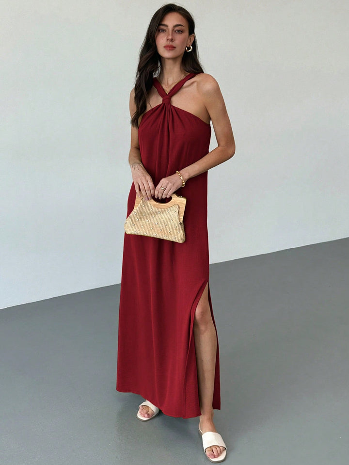 Rochie maxi SHEIN, vișiniu
