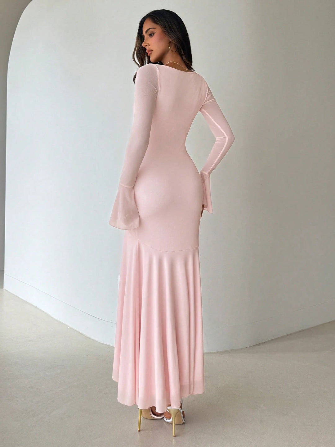 Rochie maxi SHEIN, roz