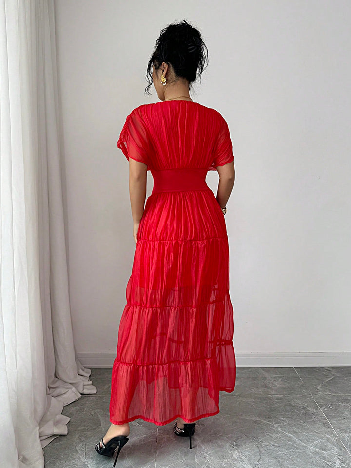 Rochie maxi SHEIN, roșu