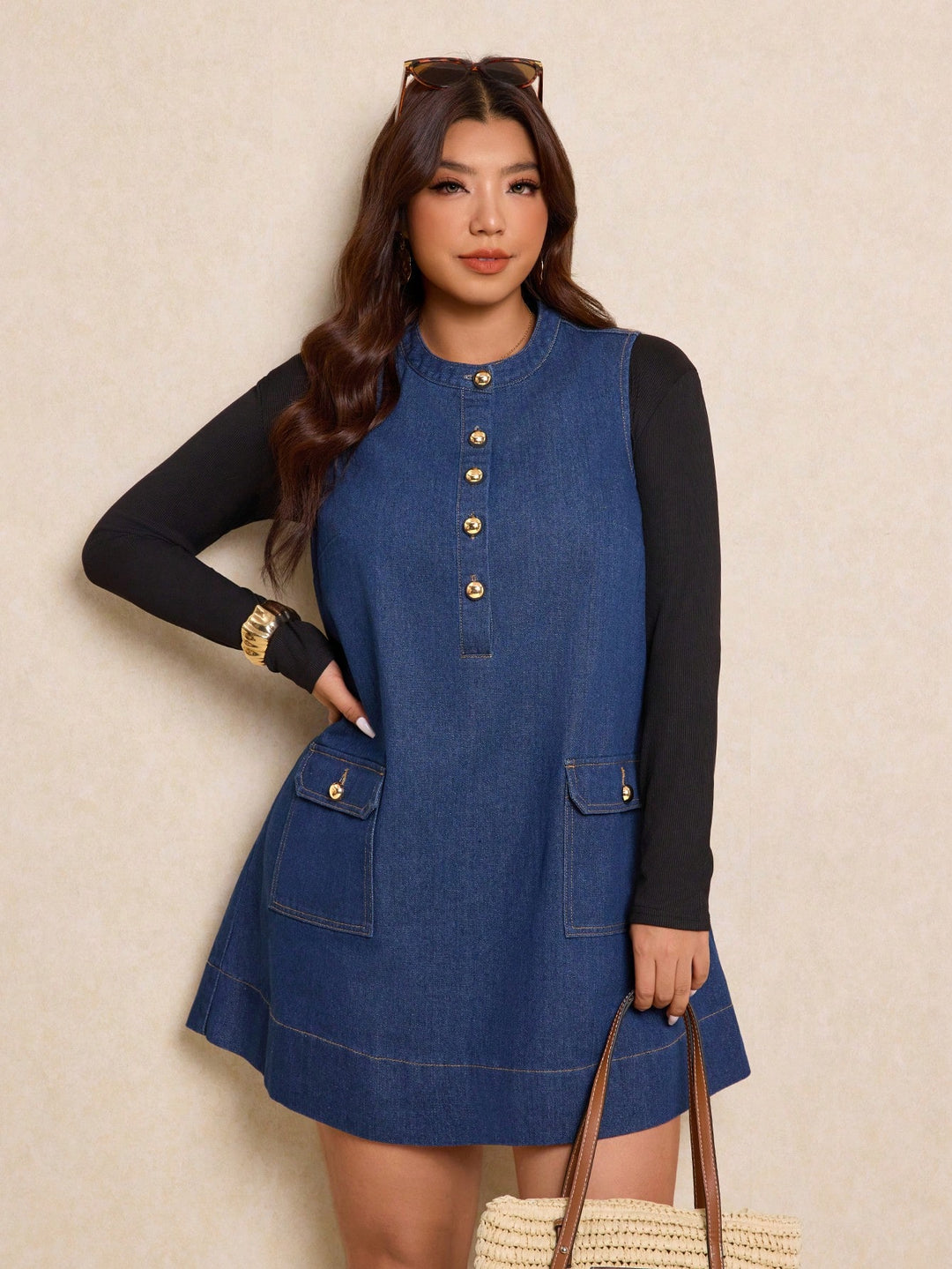 Rochie de blugi SHEIN, albastru