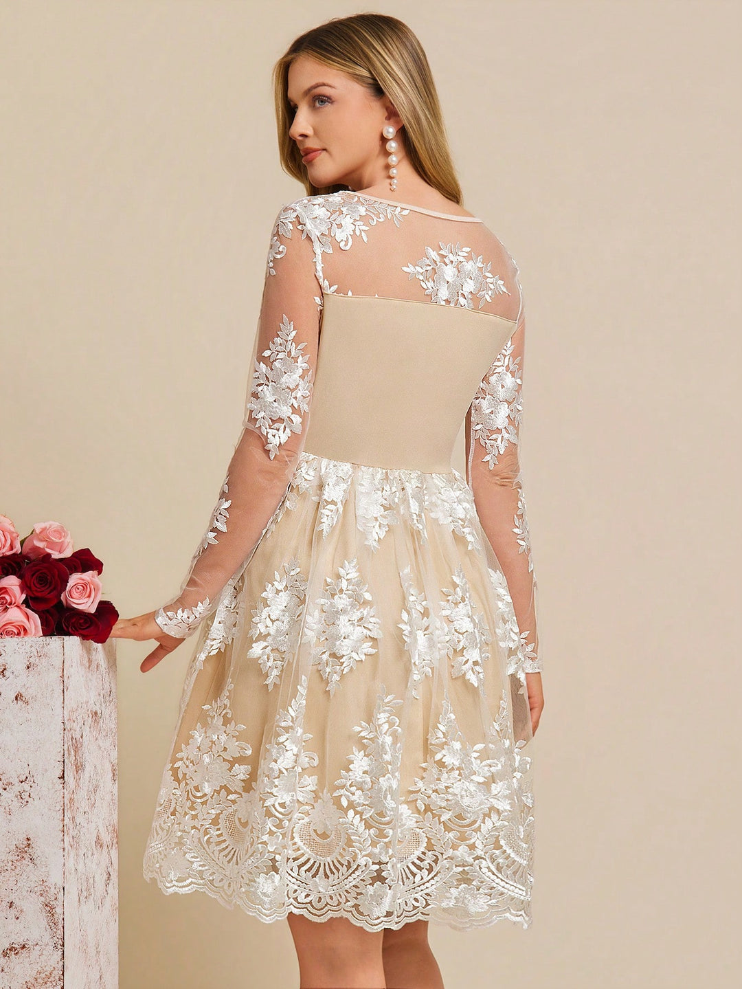 Rochie scurtă SHEIN, alb