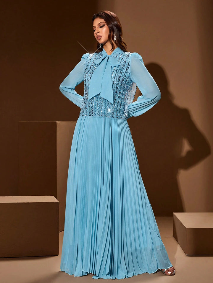 Rochie maxi SHEIN, albastru