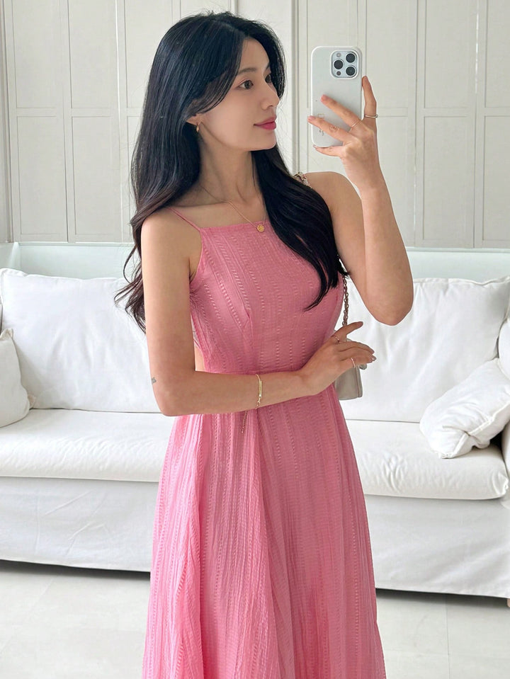 Rochie midi SHEIN, roz