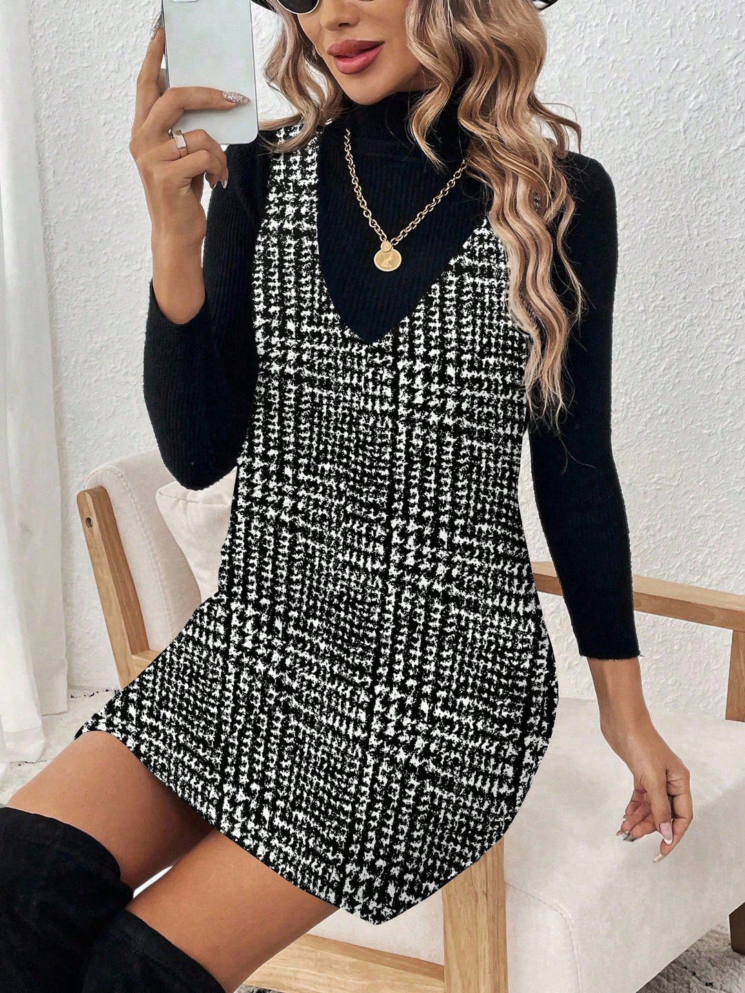 Rochie scurtă SHEIN, mix culori