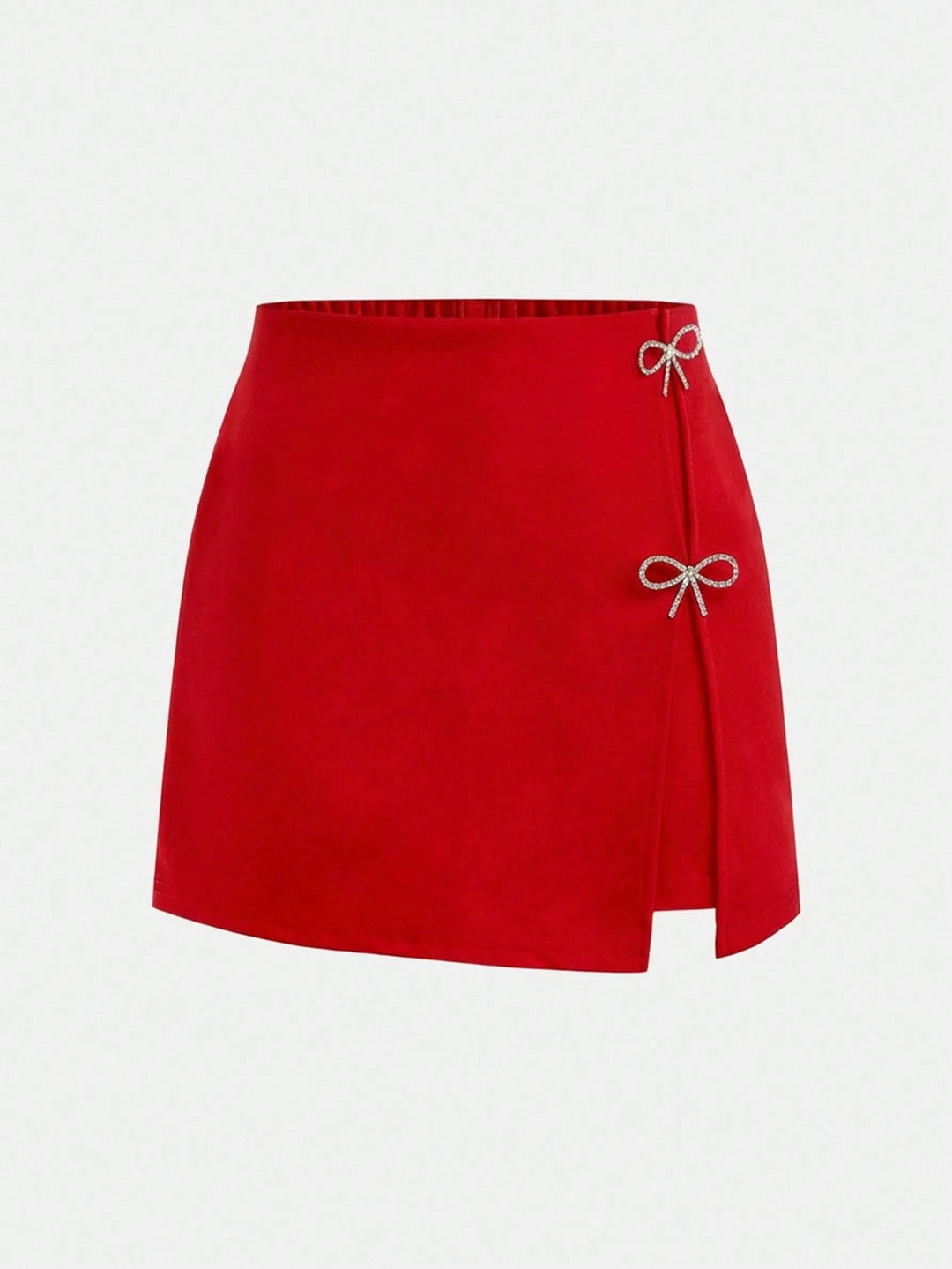 Pantaloni scurți SHEIN, roșu