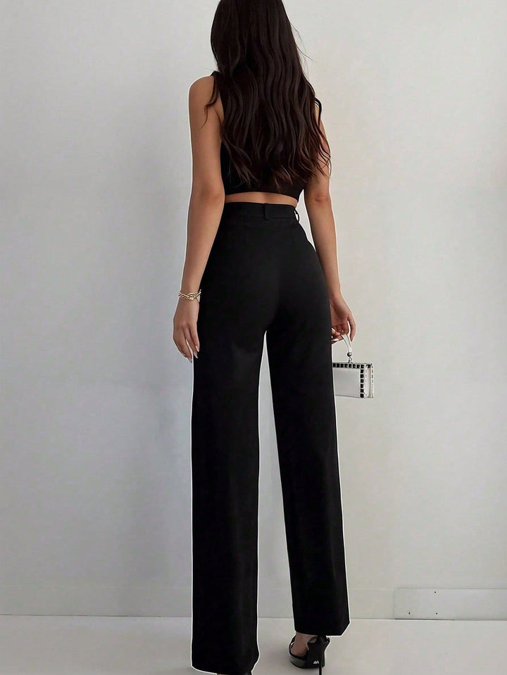 Pantaloni SHEIN, negru
