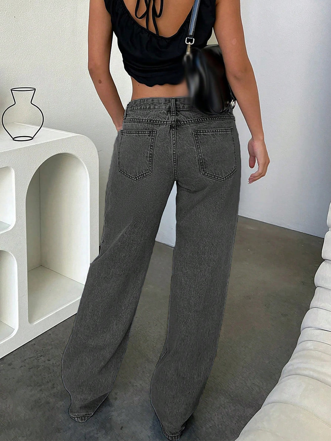 Jeans SHEIN, gri