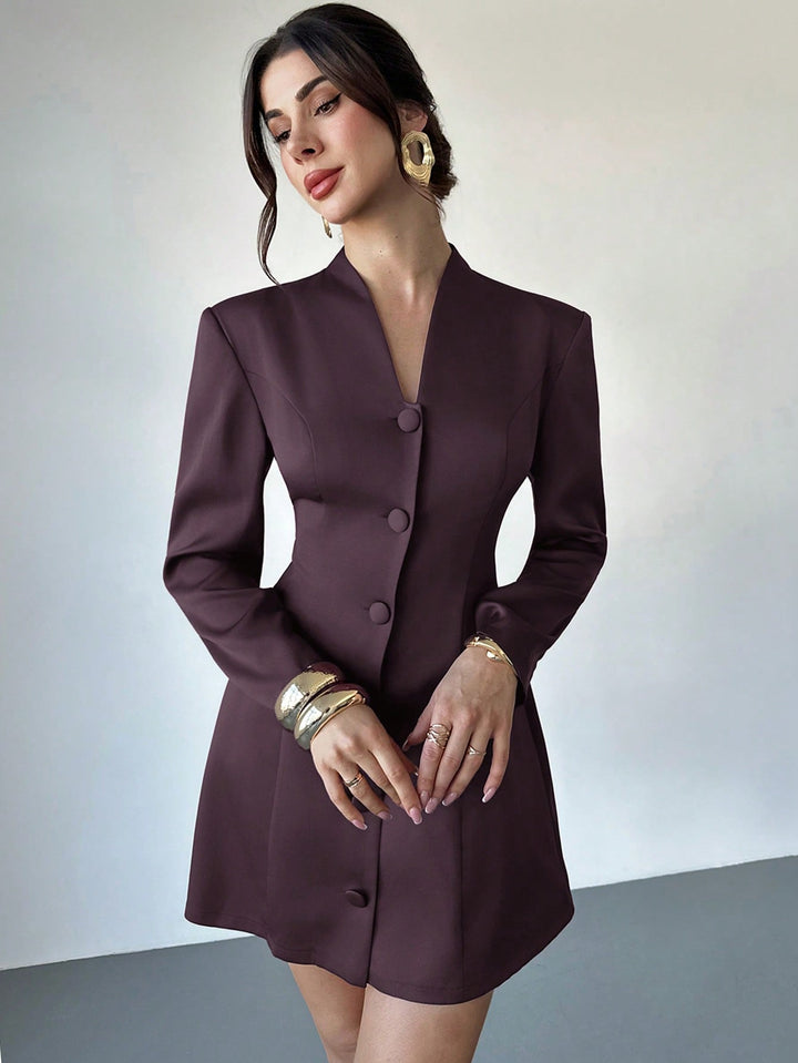 Rochie scurtă SHEIN, bej