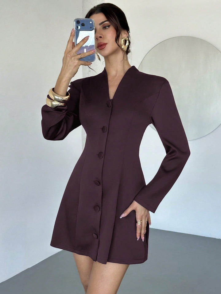 Rochie scurtă SHEIN, bej