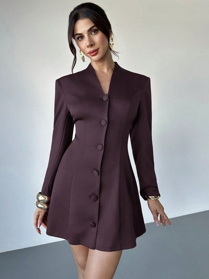 Rochie scurtă SHEIN, bej