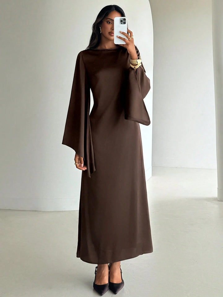 Rochie maxi SHEIN, maro