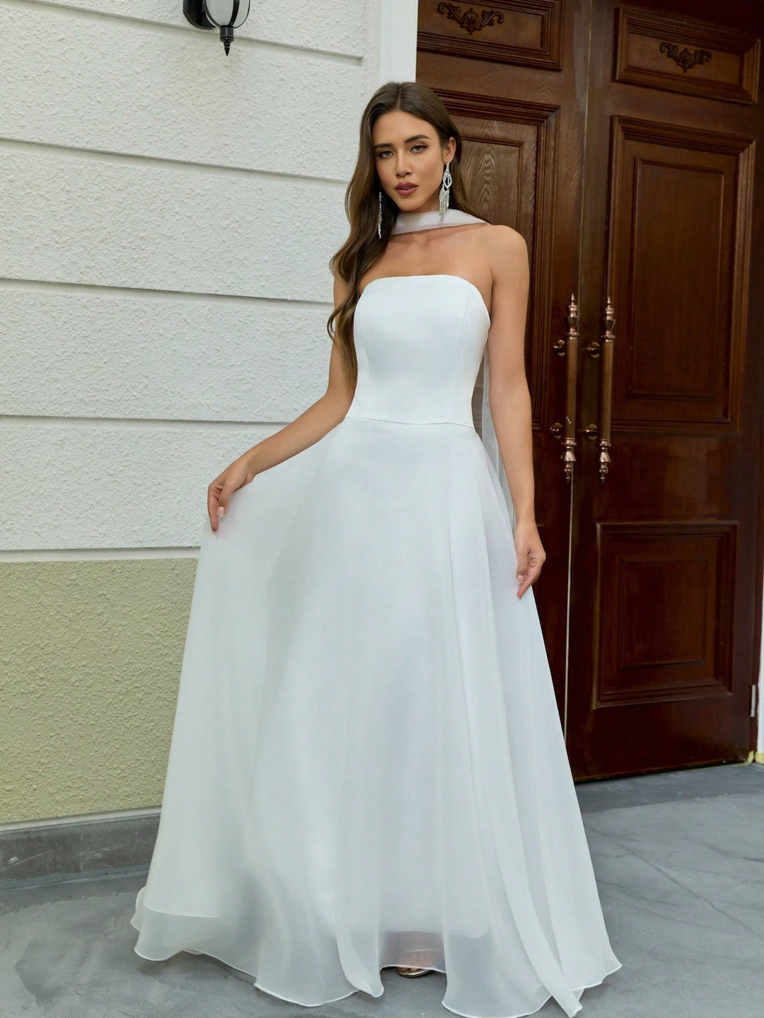 Rochie de mireasă SHEIN, alb