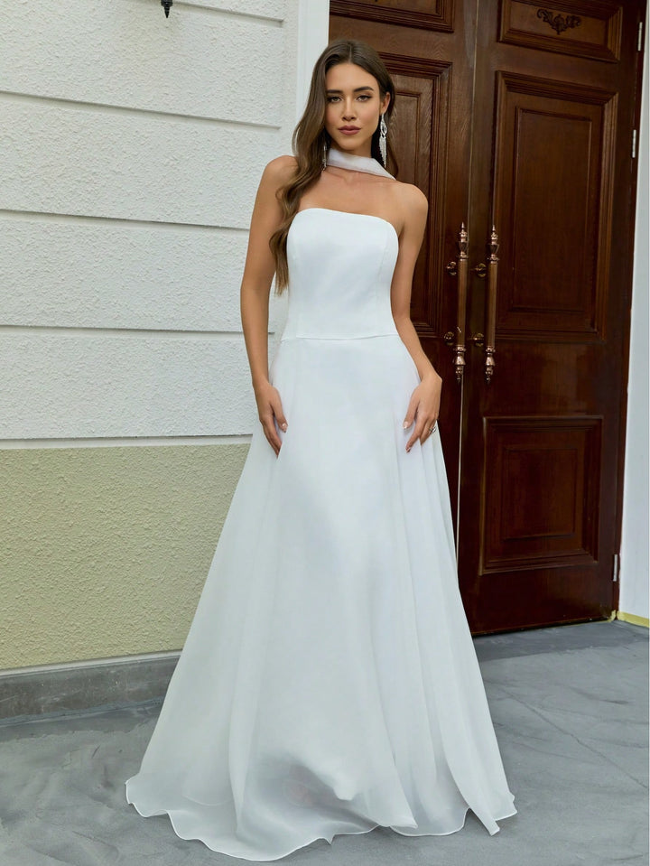 Rochie de mireasă SHEIN, alb