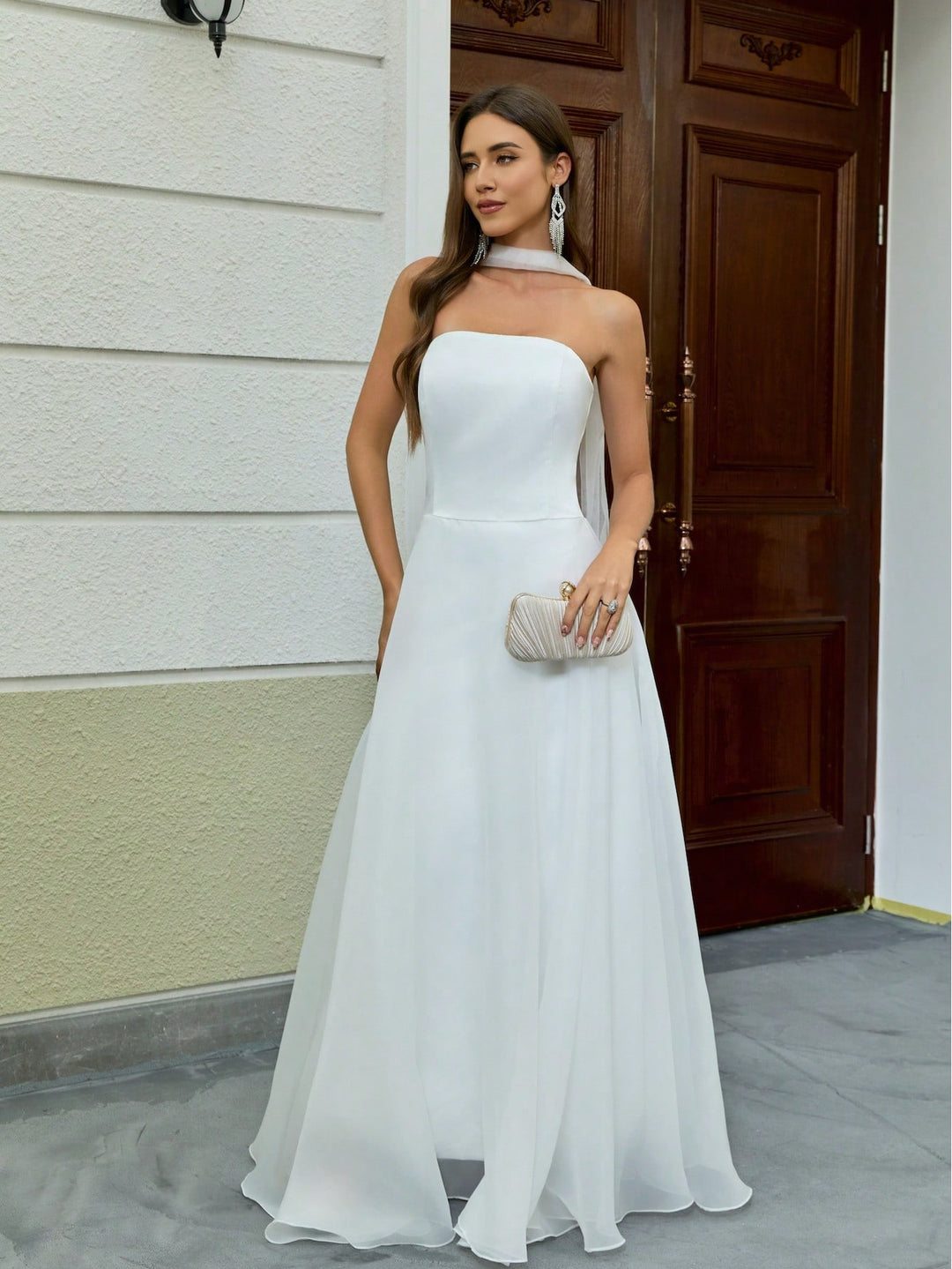 Rochie de mireasă SHEIN, alb