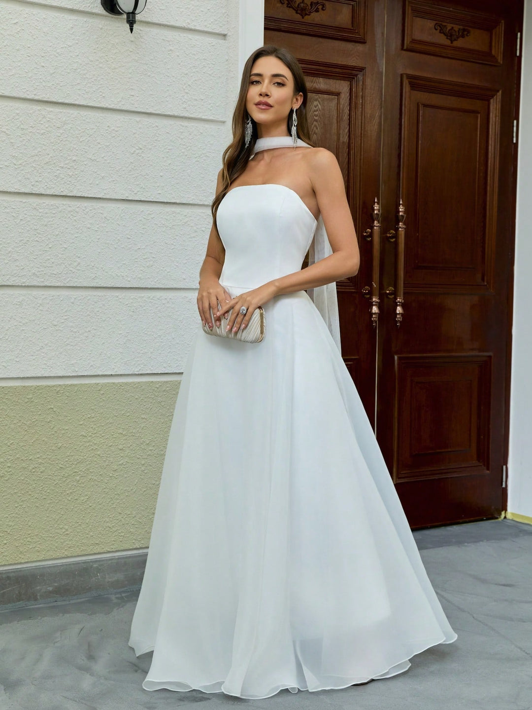 Rochie de mireasă SHEIN, alb