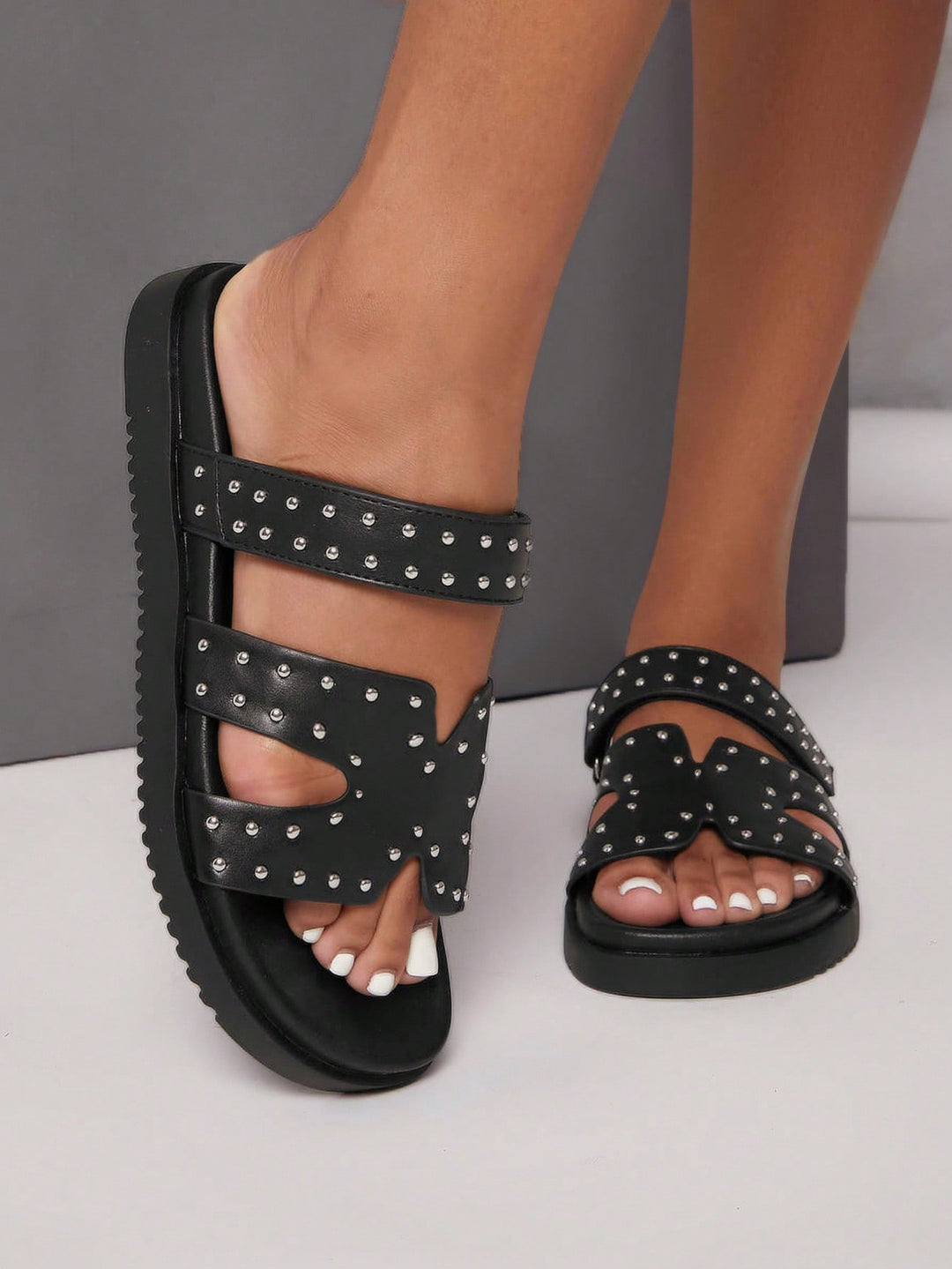 Sandale SHEIN, negru