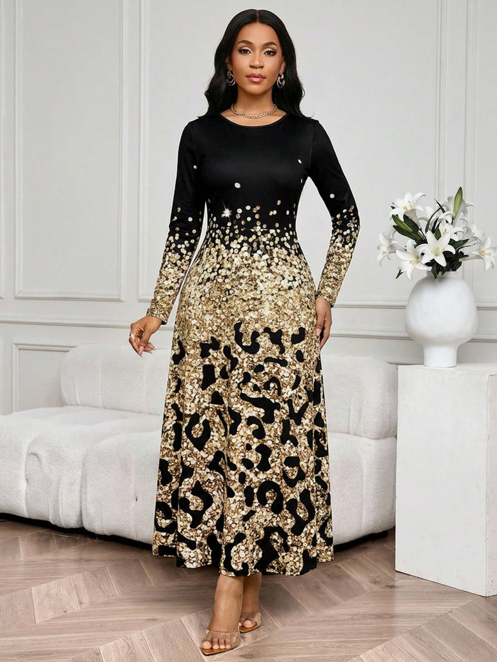 Rochie midi SHEIN, mix culori