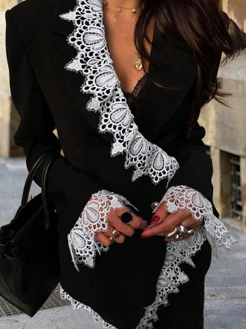 Sacou SHEIN, negru